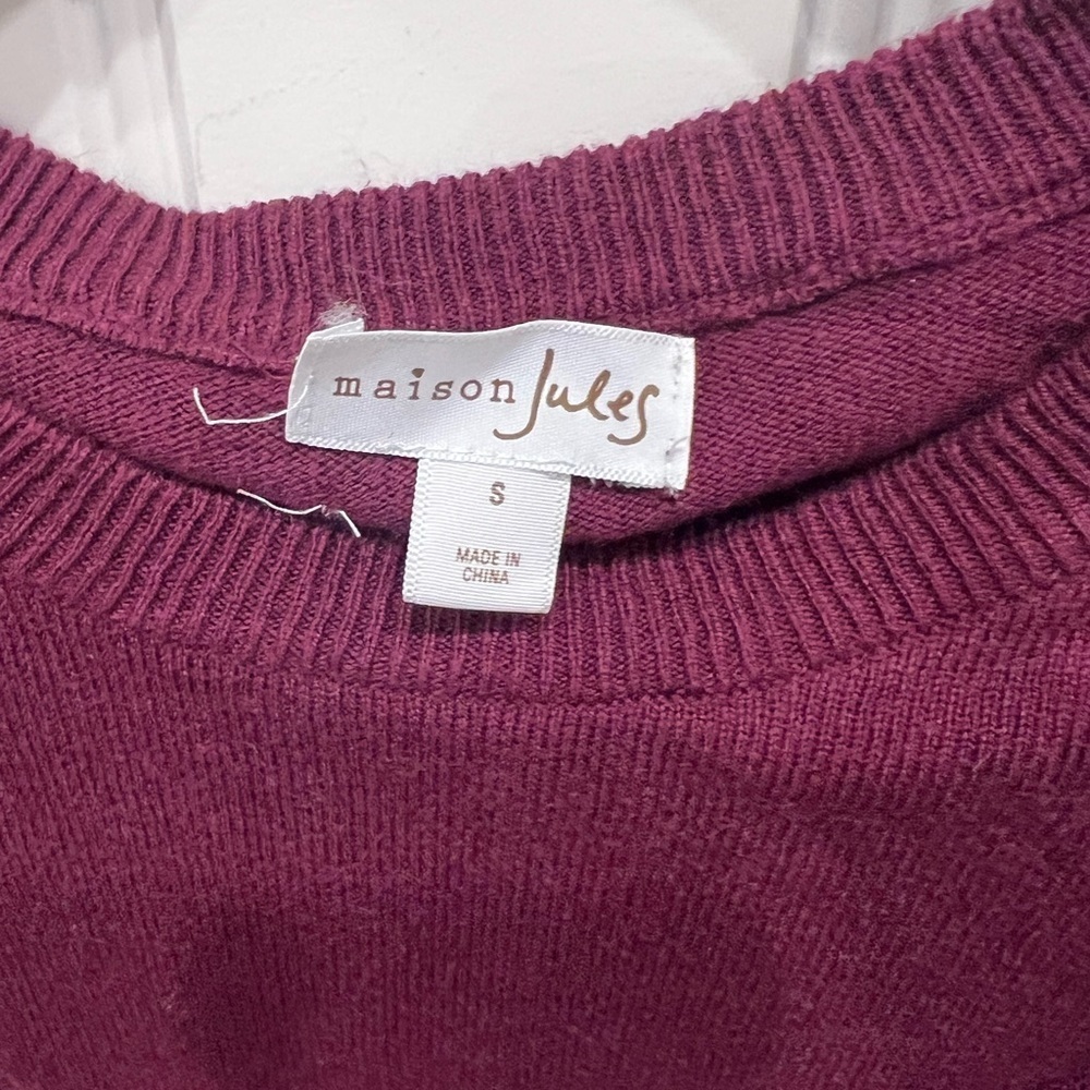 Maison Jules Purple Knit Sweater - Picture 2 of 8